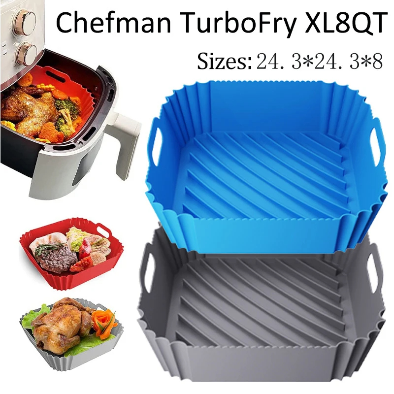 Silicone Steamer Basket - Grote luchtfriteuse siliconen mand lade pot