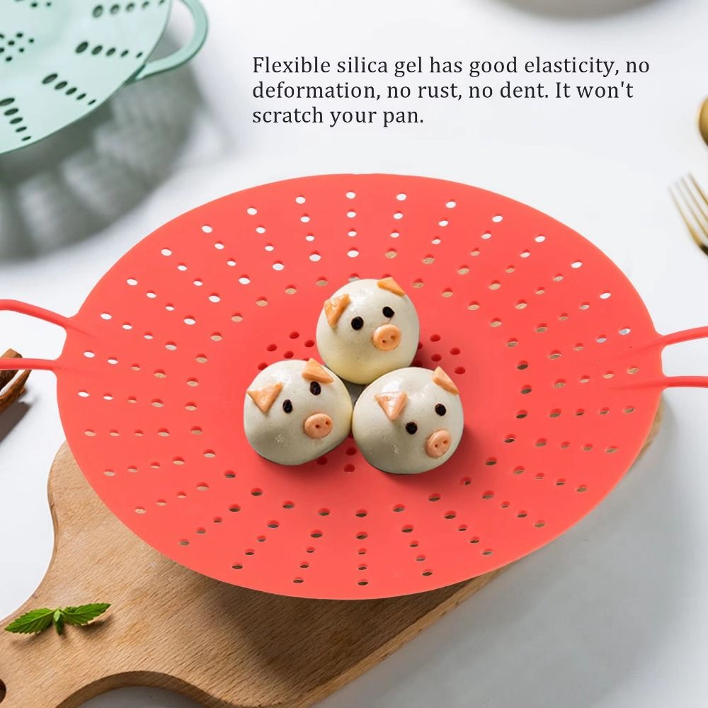 Silicone Steamer Basket - Herbruikbare siliconen stoommandje, antiaanbaklaag, hittebestendig, met