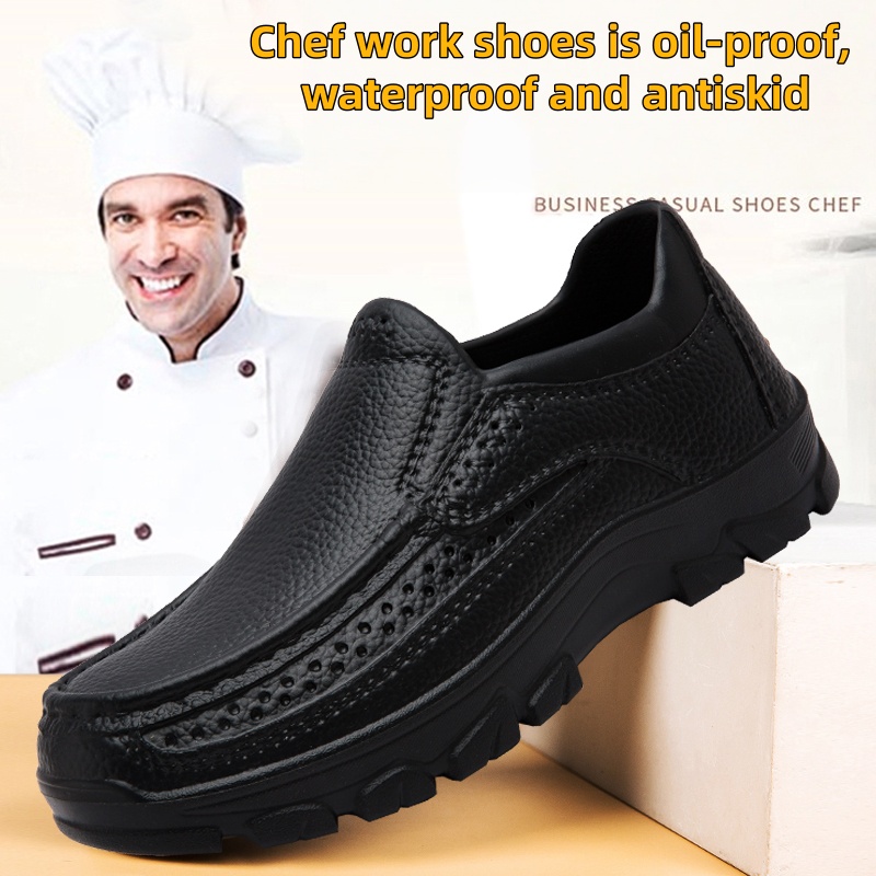 Kitchen Gadgets For Men - Heren koksschoenen waterdichte en oliebestendige keukenwerkschoenen