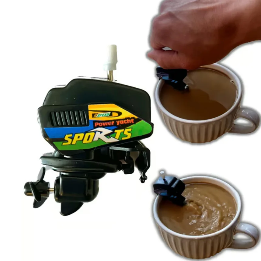 Kitchen Gadgets Novelty - Mini Bootmotor Koffie Roerder Nieuwigheid Leuke