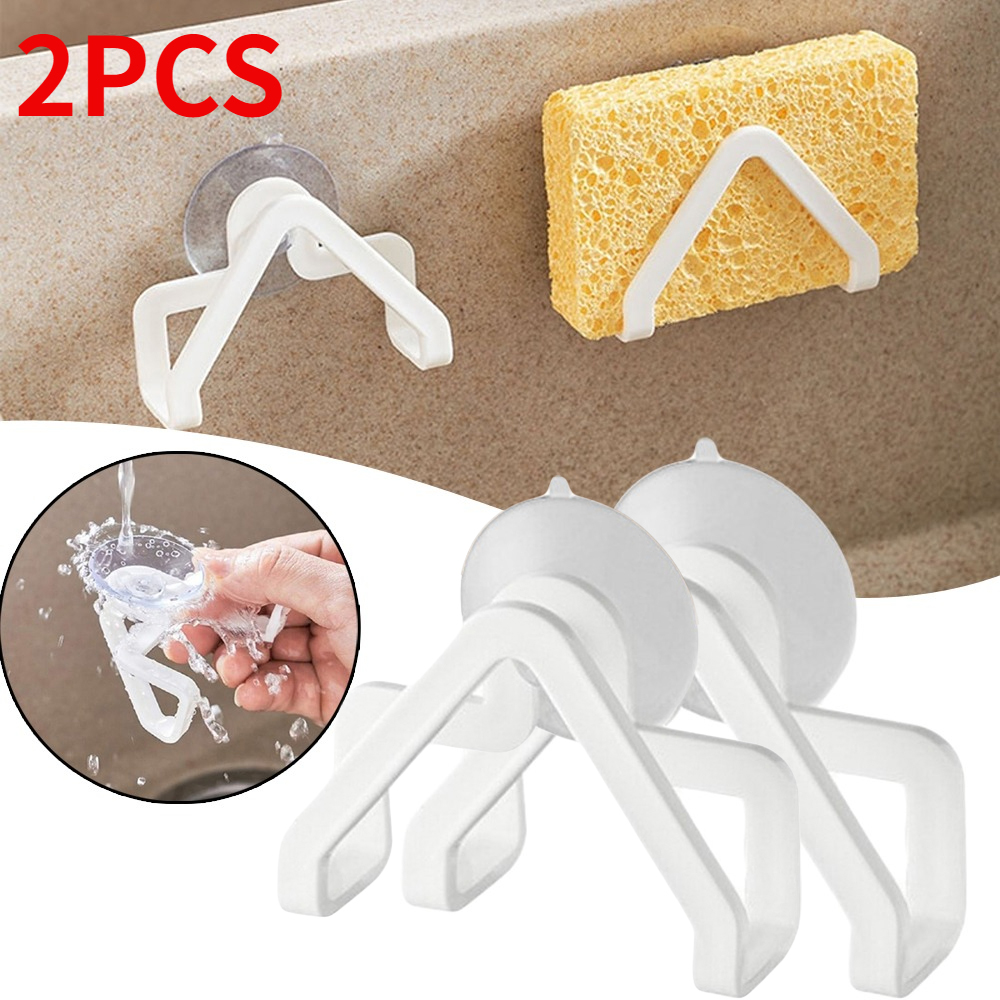 Kitchen Gadgets Rack Storage - 2 stks/set Spons Gootsteen Rek Spons