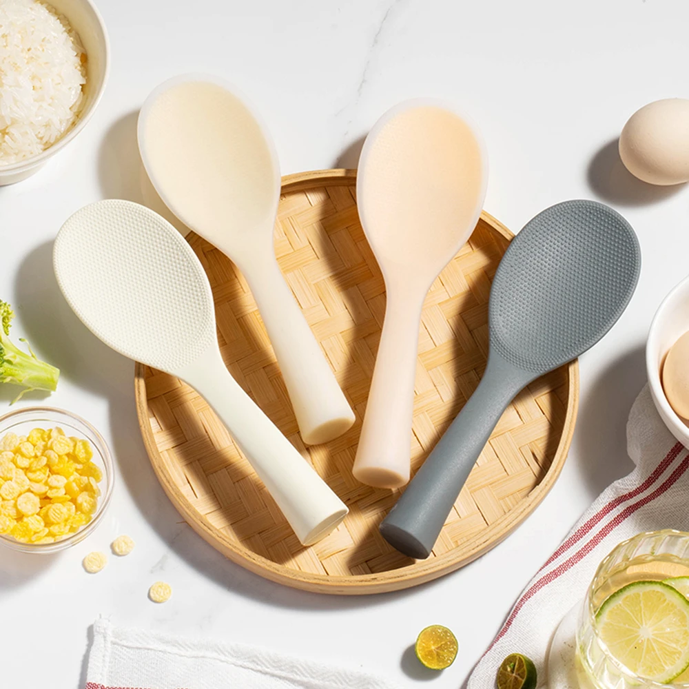 Kitchen Gadgets On Sale - 1 Stuks Siliconen Lepel Anti-Aanbaklaag Kooklepel