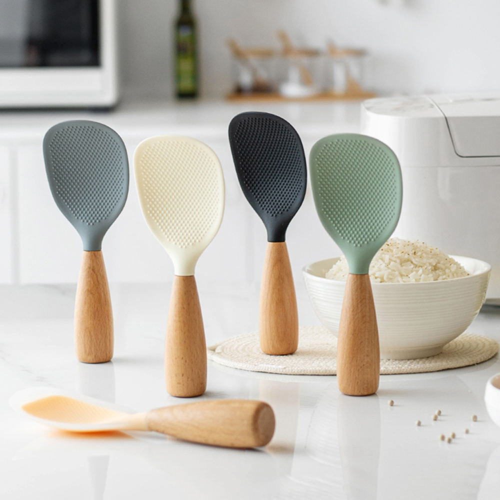 Kitchen Gadgets On Sale - Non-stick 1 Stuks Siliconen Rijst Lepel