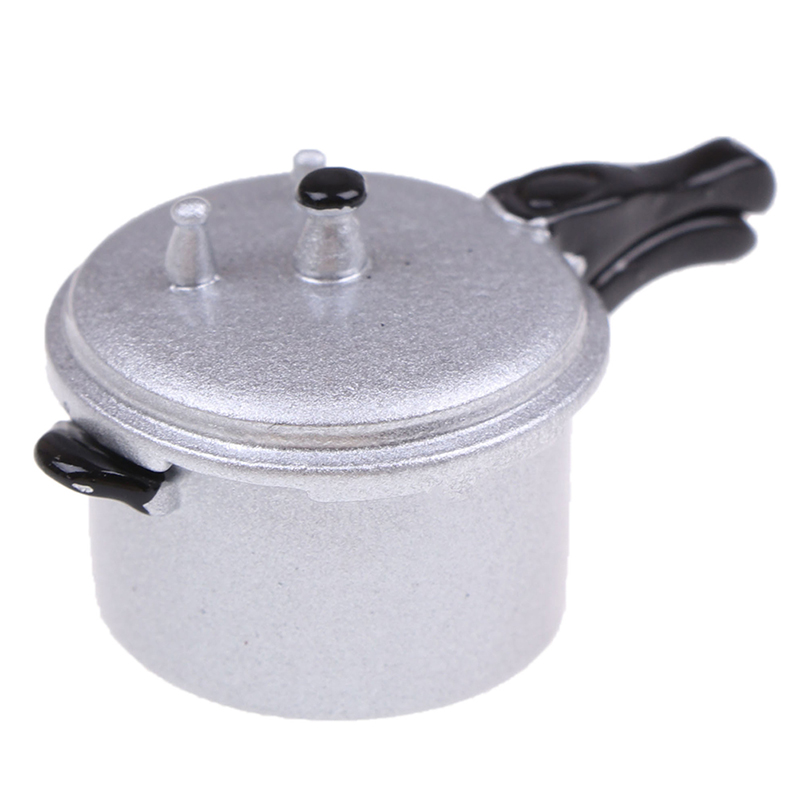 Kitchen Gadgets List - Nieuw【1:12 Schaal Poppenhuis Miniatuur Kookgerei Snelkookpan