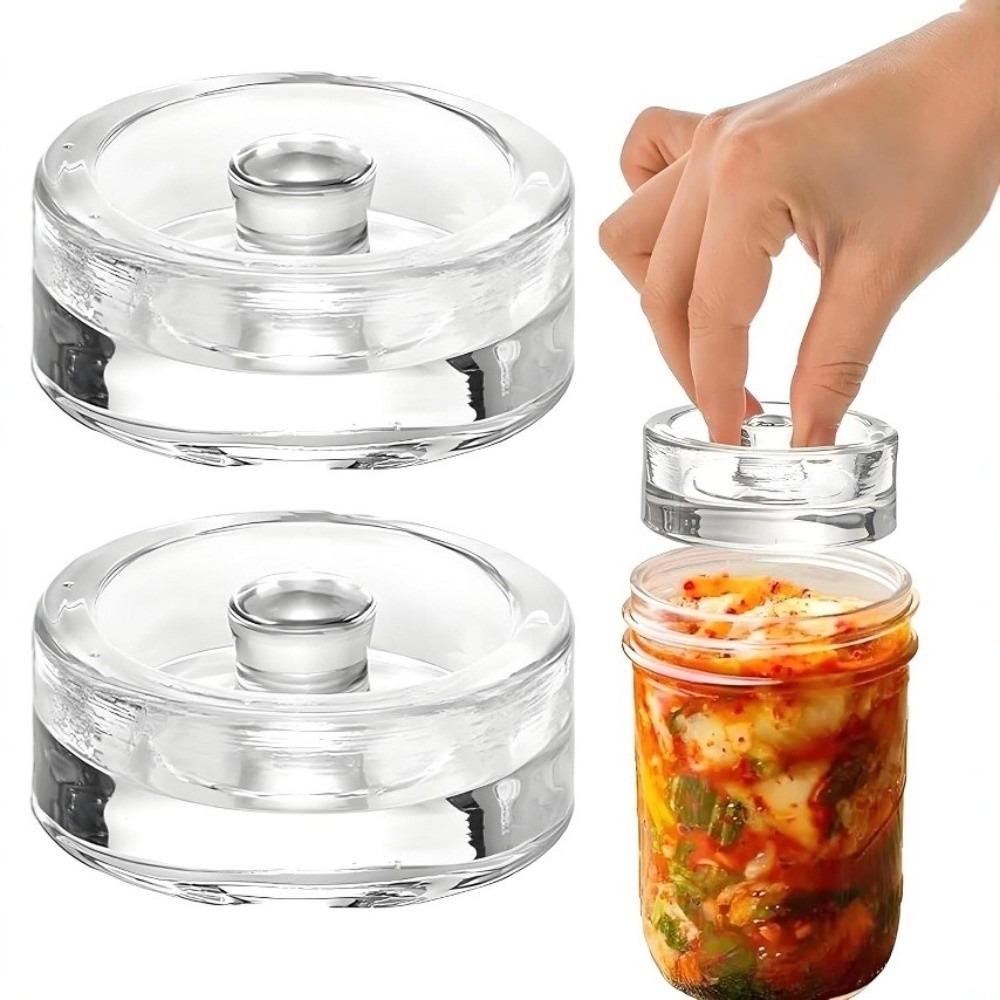 Kitchen Gadgets New - Nieuwe gefermenteerde glazen gewichten met handvat,