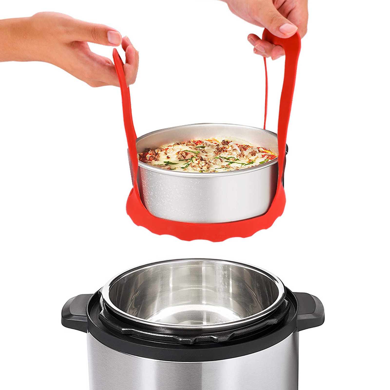 4-delige set siliconen keukeng - Silicone Steamer Basket recensie en prijs