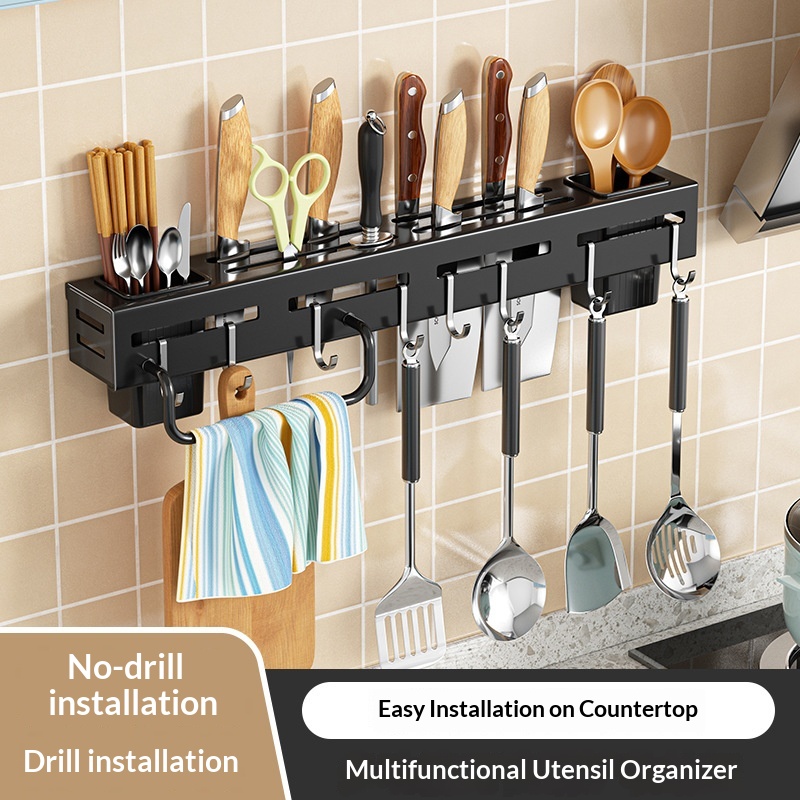 Wandmontage keukenorganizer me - Kitchen Gadgets Rack Storage recensie en prijs