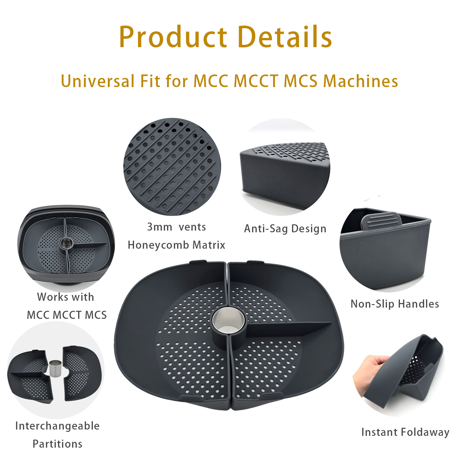Siliconen stoommandverdeler vo - Silicone Steamer Basket recensie en prijs