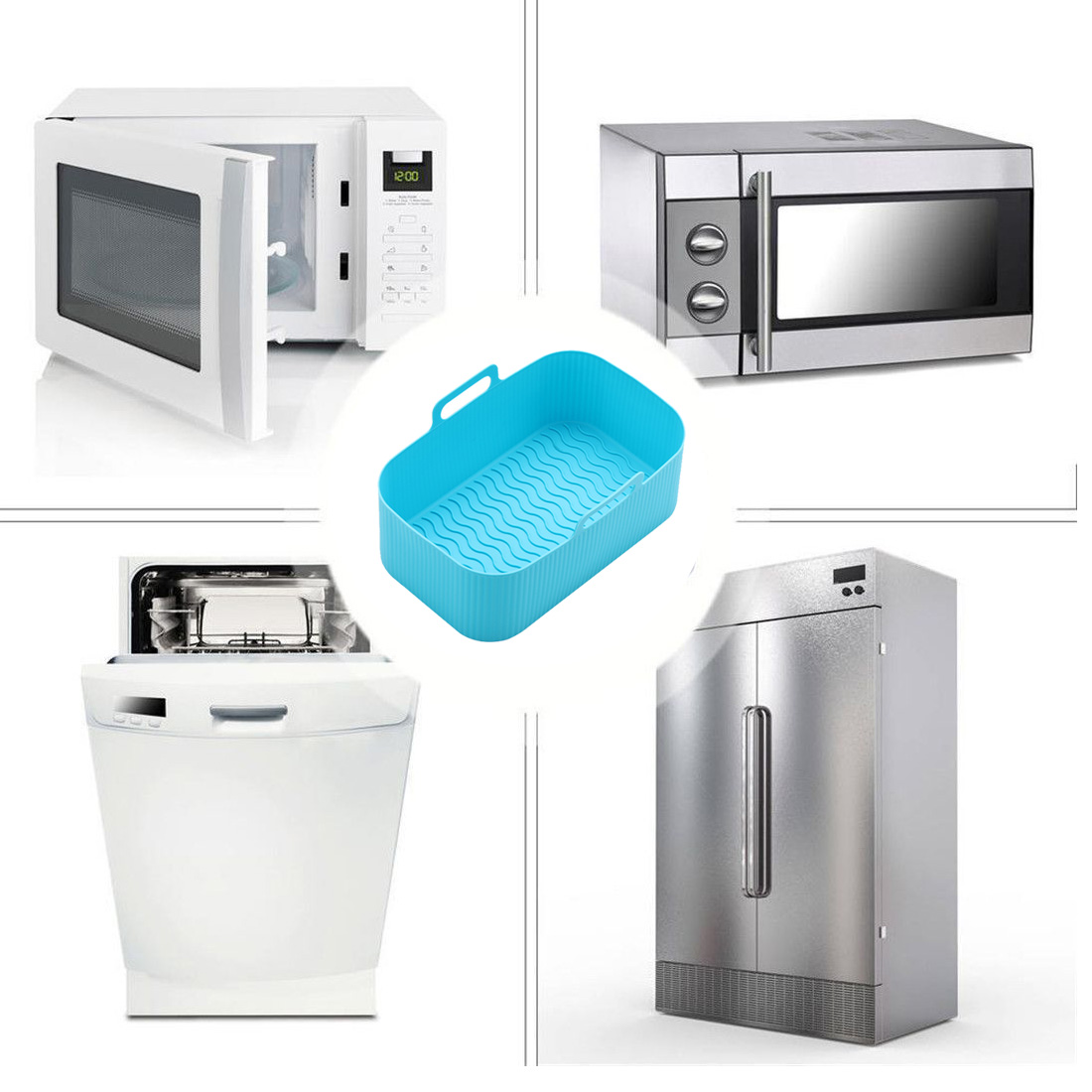 Airfryer Accessoires Lucht Fri - Silicone Steamer Basket recensie en prijs