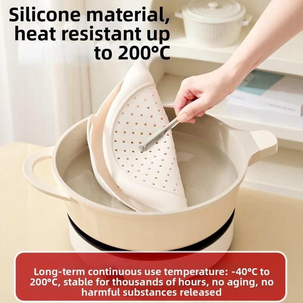 Anti-aanbak siliconen stoomman - Silicone Steamer Basket recensie en prijs