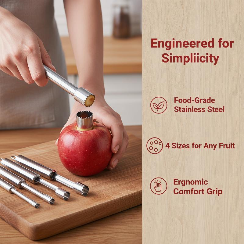 4 Stuks Fruit Core Remover Cut - Kitchen Gadgets Tools recensie en prijs