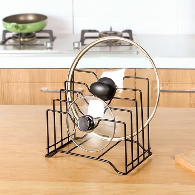 1Pc Pot Deksel Rack Opbergpan  - Kitchen Gadgets Cabinet recensie en prijs