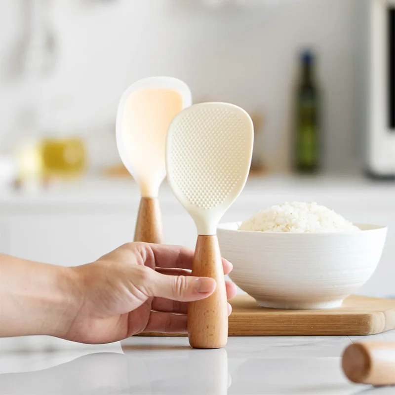 Hangende Siliconen Rijstlepel  - Kitchen Gadgets On Sale recensie en prijs