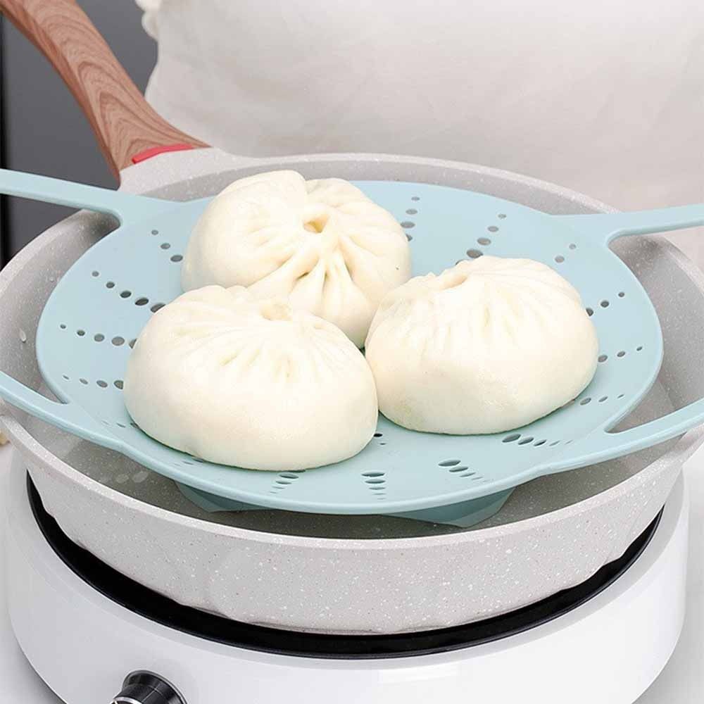 Siliconen stoommand met lange  - Silicone Steamer Basket recensie en prijs