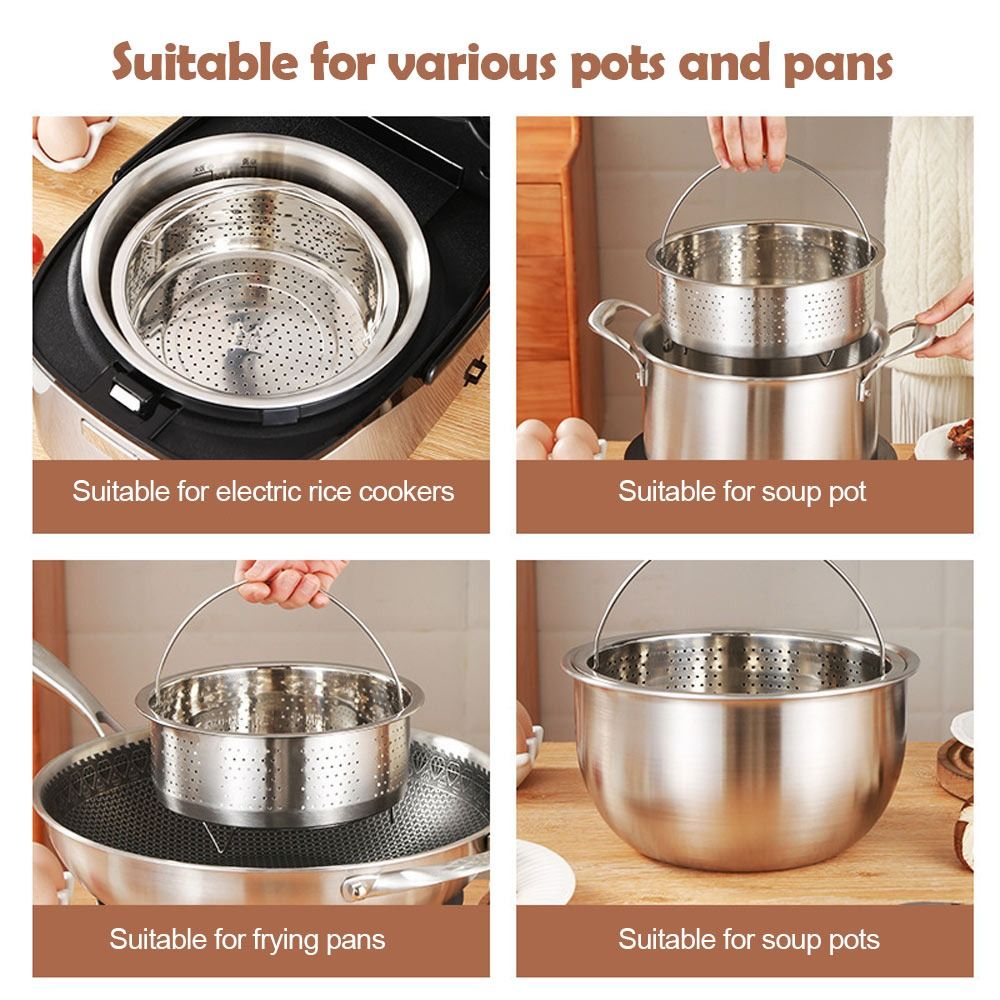 Roestvrijstalen Voedselstomer  - Silicone Steamer Basket recensie en prijs