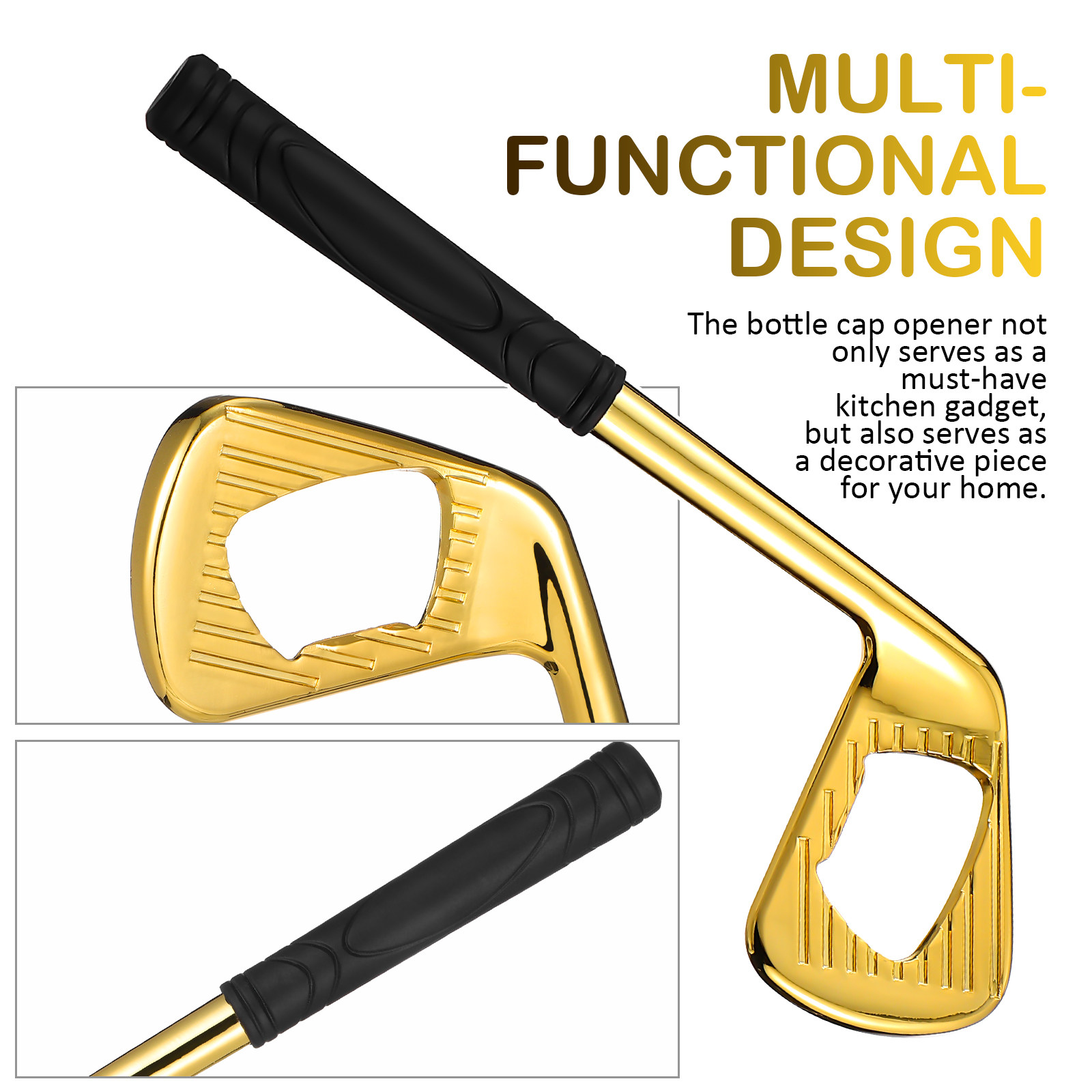 Golfclubvormige flesopener, me - Kitchen Gadgets Club recensie en prijs