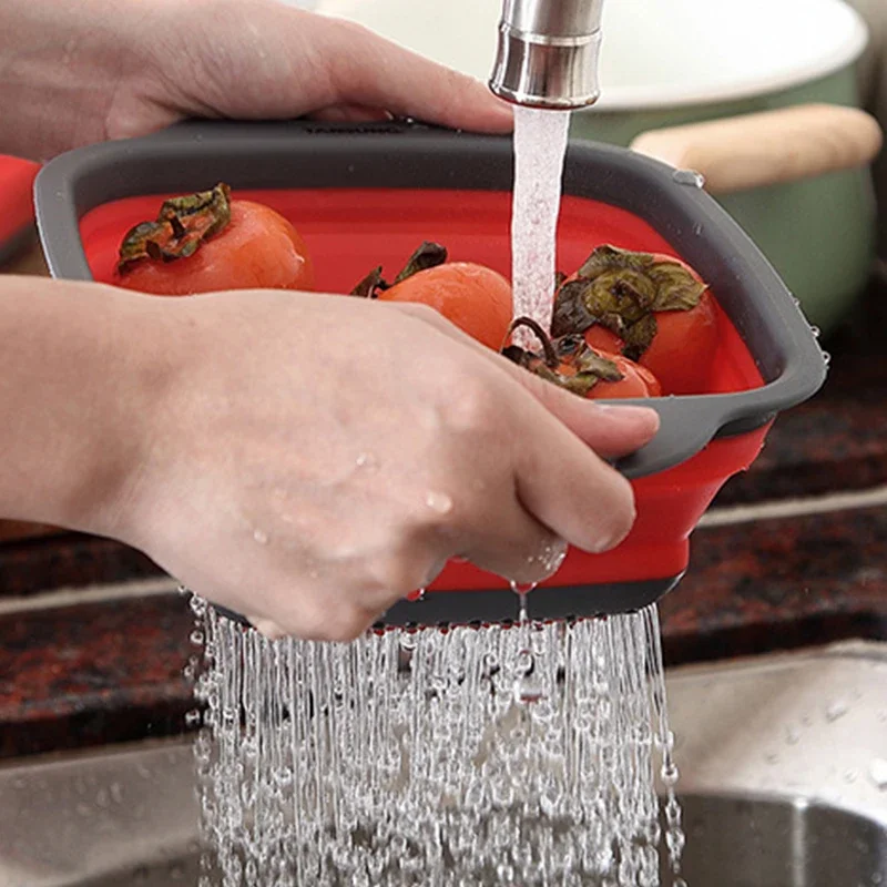 NIEUWE Opvouwbare Groente Wasm - Silicone Steamer Basket recensie en prijs
