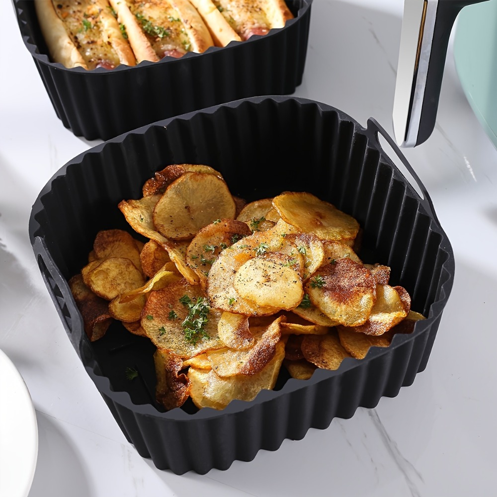 Airfryer siliconen liners vier - Silicone Steamer Basket recensie en prijs