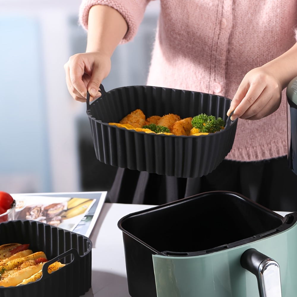 Airfryer siliconen liners vier - Silicone Steamer Basket recensie en prijs