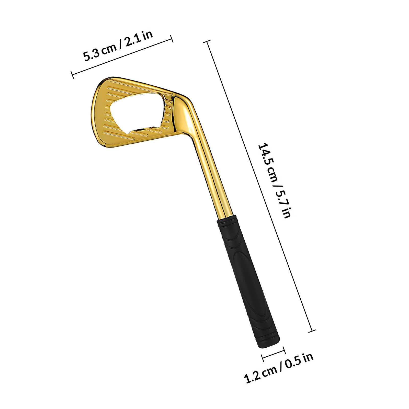Metalen bierflesopener in golf - Kitchen Gadgets Club recensie en prijs