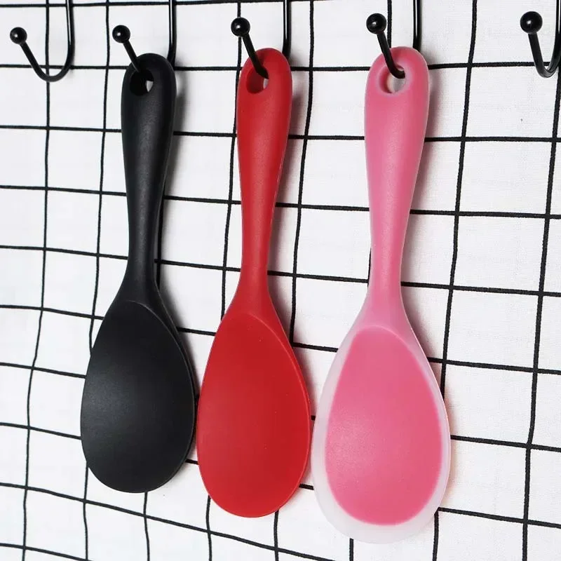 Hangende siliconen rijstlepel  - Kitchen Gadgets On Sale recensie en prijs